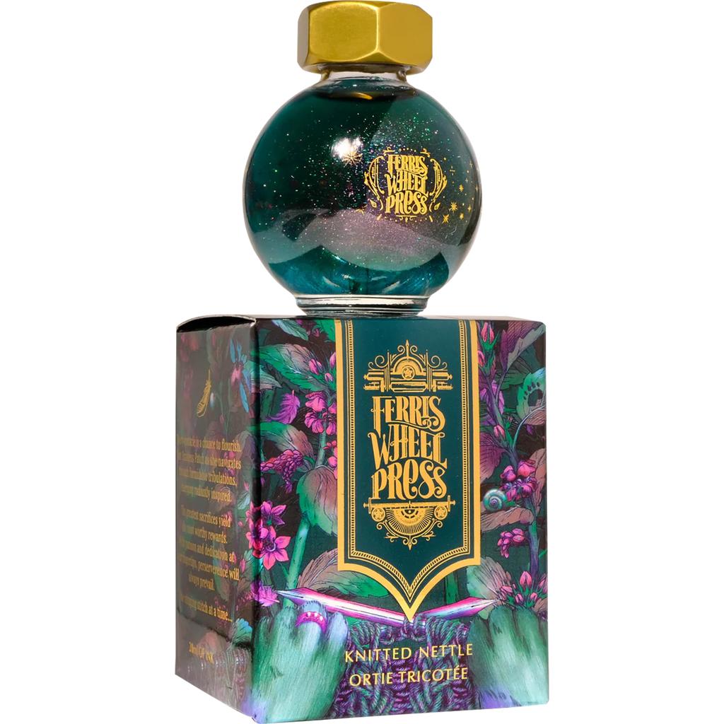Ferris Wheel Press Ink Bottle -The Wild Swans - Knitted Nettle - 20ml-Pen Boutique Ltd