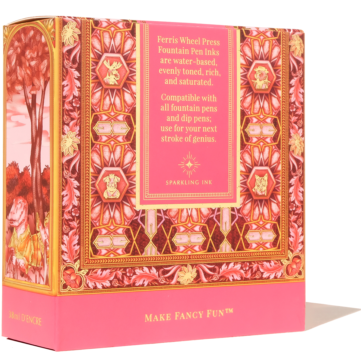 Ferris Wheel Press La Belle Epoque Ink Bottle - Rose at Dawn - 38ml-Pen Boutique Ltd