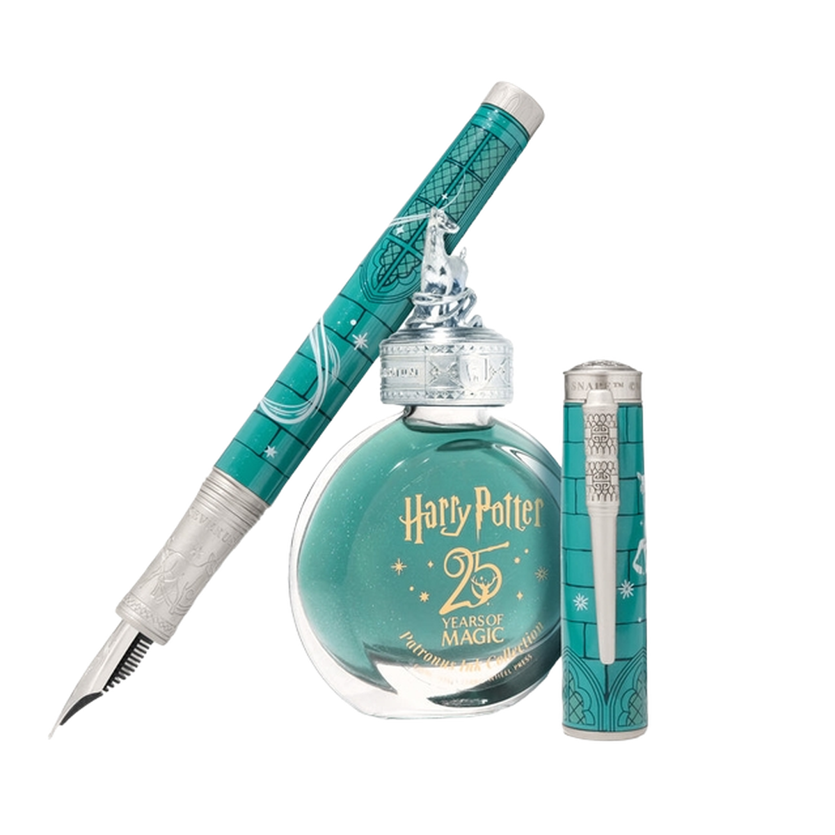 Ferris Wheel Press x WB Harry Potter Limited Masque Fountain Pen and 38ml Ink Set - Severus Snape-Pen Boutique Ltd