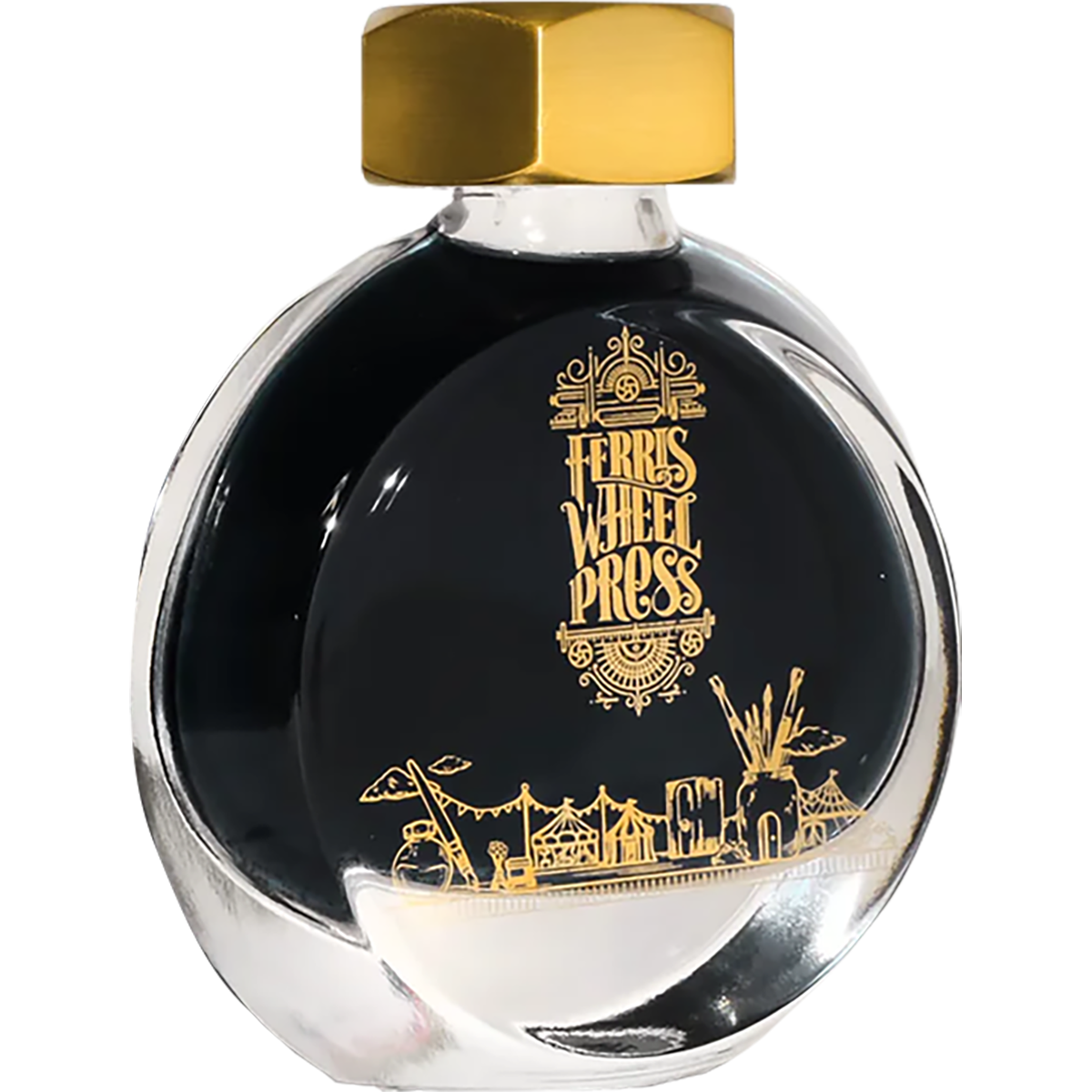 Ferris Wheel Press Ink Bottle - Bearrington Black - 38ml-Pen Boutique Ltd