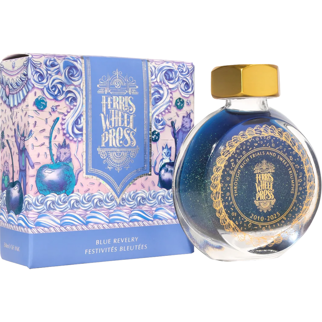 Ferris Wheel Press Ink Bottle - Blue Revelry - 38ml-Pen Boutique Ltd