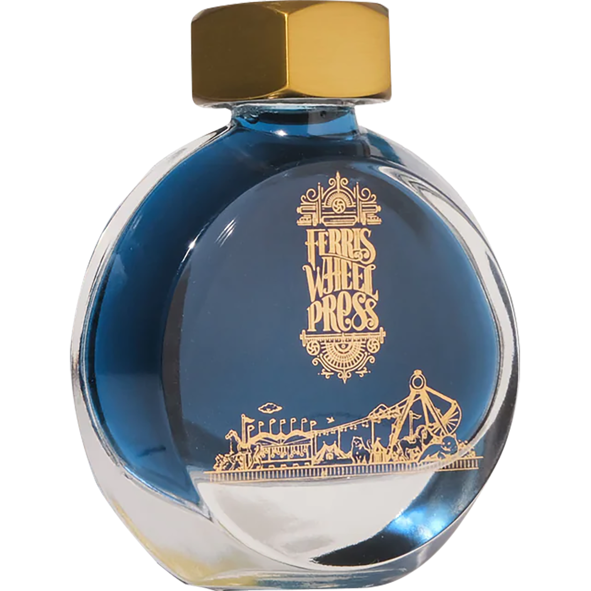 Ferris Wheel Press Ink Bottle - Bluebell Brushstrokes - 38ml-Pen Boutique Ltd