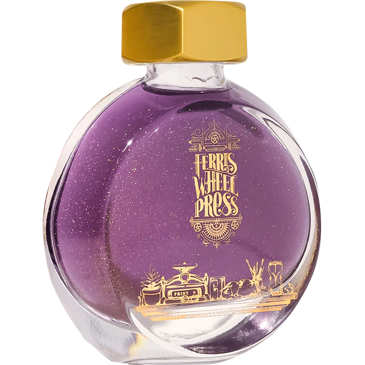 Ferris Wheel Press Ink Bottle - Mulberry Majesty - 38ml-Pen Boutique Ltd