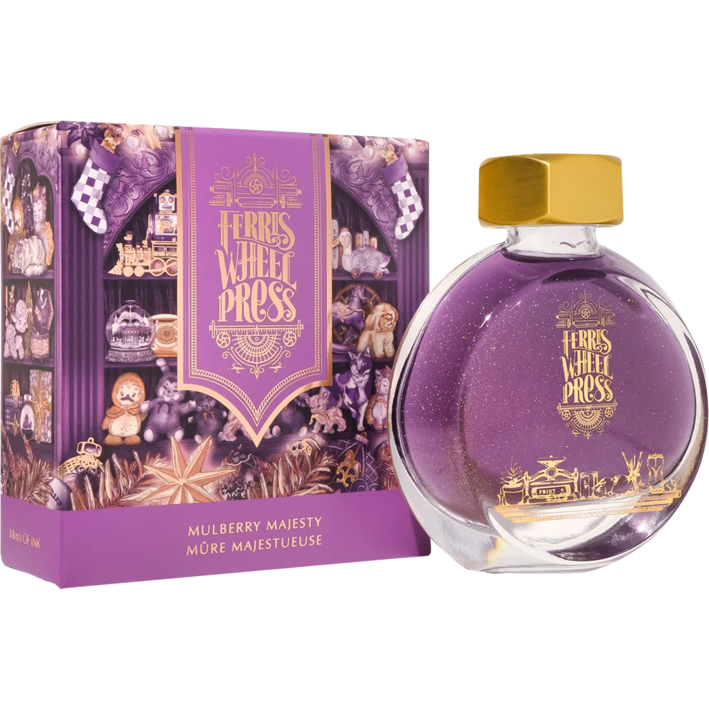 Ferris Wheel Press Ink Bottle - Mulberry Majesty - 38ml-Pen Boutique Ltd