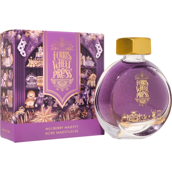 Ferris Wheel Press Ink Bottle - Mulberry Majesty - 38ml-Pen Boutique Ltd