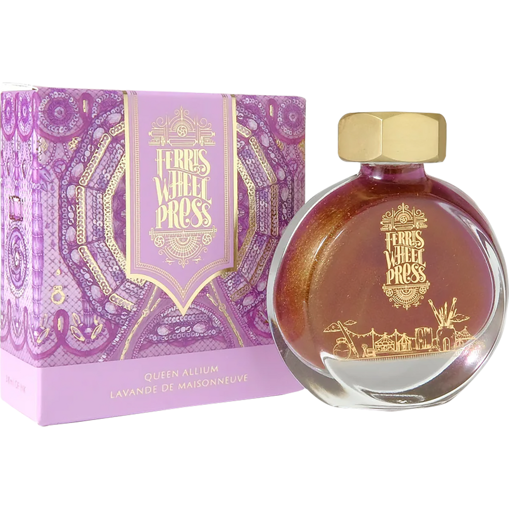 Ferris Wheel Press Ink Bottle - Queen Allium - 38ml-Pen Boutique Ltd