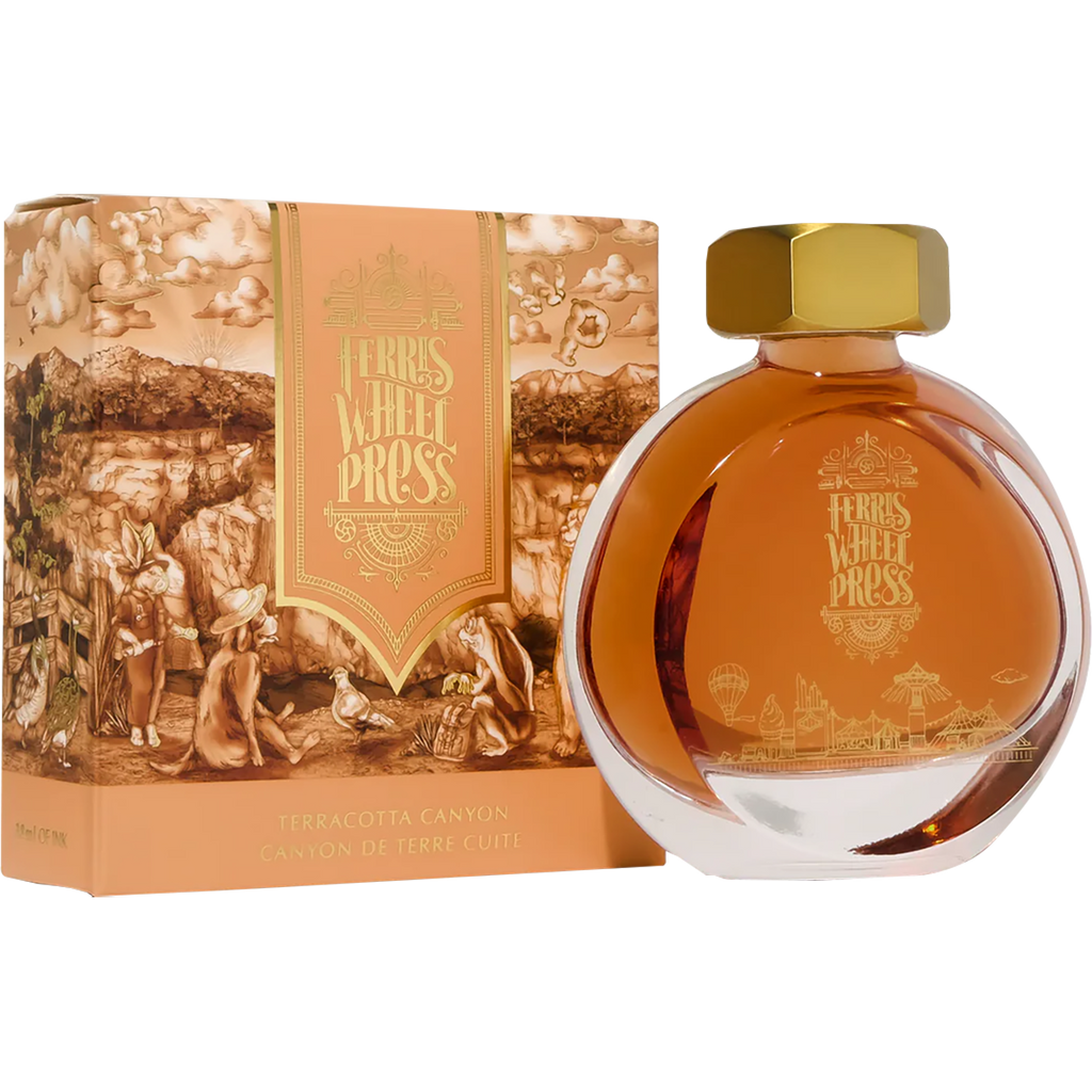 Ferris Wheel Press Ink Bottle - Terracotta Canyon - 38ml-Pen Boutique Ltd
