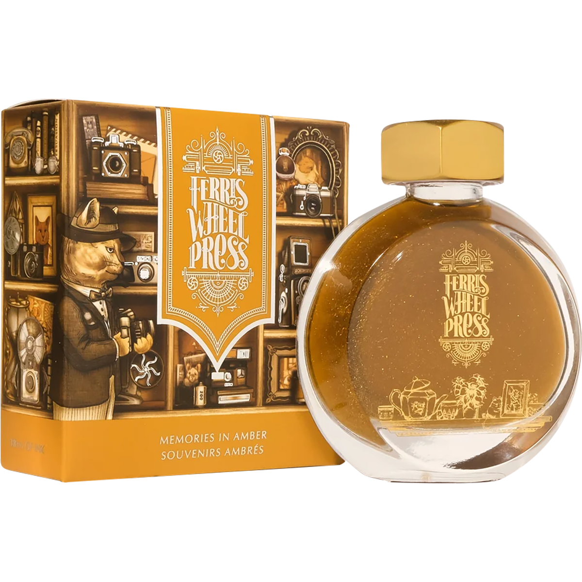Ferris Wheel Press Ink Bottle - Veil of Chantilly - 38ml