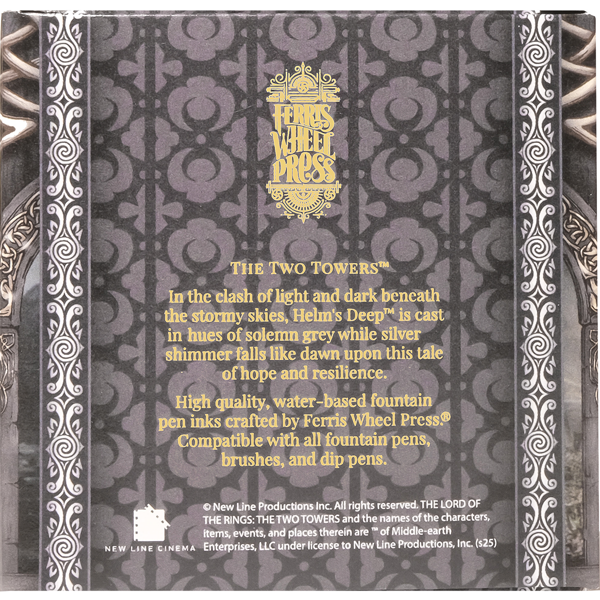 Ferris Wheel Press x Lord of the Rings Ink Bottle - Dawning Silver - 10ml-Pen Boutique Ltd