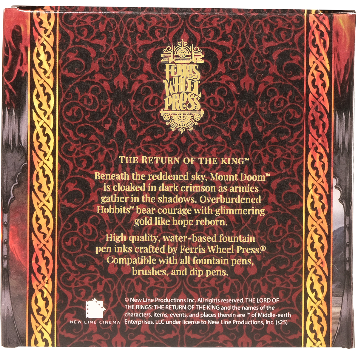 Ferris Wheel Press x Lord of the Rings Ink Bottle - Shadow of Mordor - 10ml-Pen Boutique Ltd