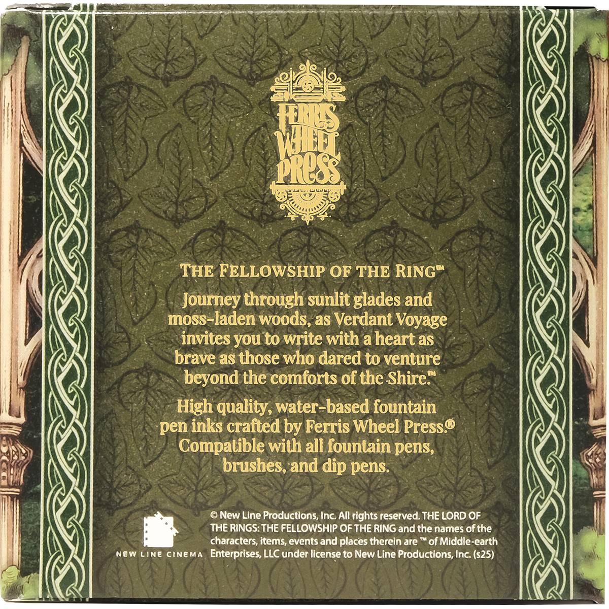 Ferris Wheel Press x Lord of the Rings Ink Bottle - Verdant Voyage - 10ml-Pen Boutique Ltd