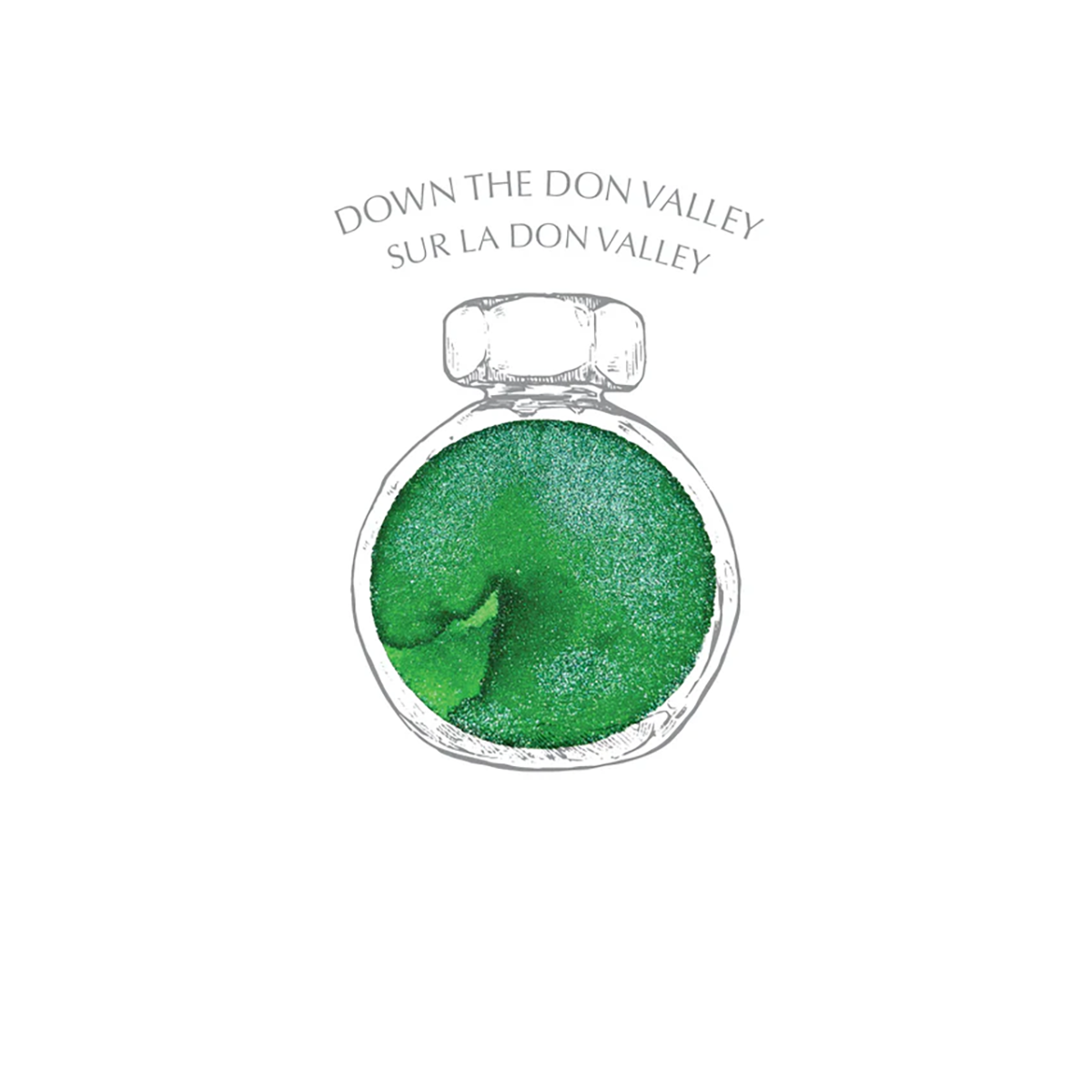 Ferris Wheel Press Ink Bottle - Down the Don Valley - 38ml-Pen Boutique Ltd