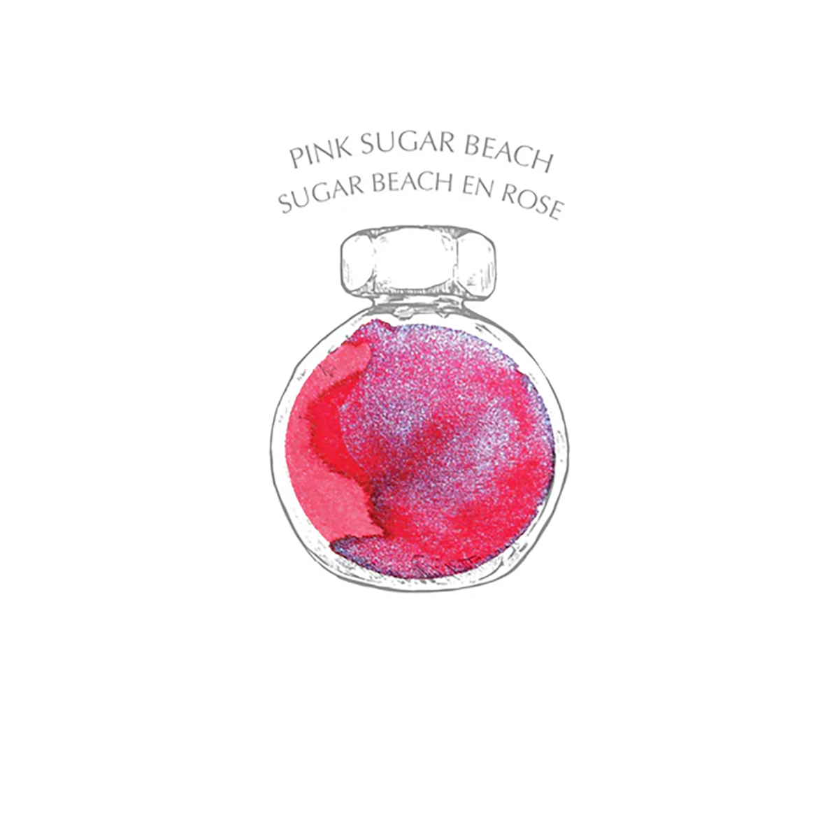 Ferris Wheel Press Ink Bottle - Pink Sugar Beach - 38ml-Pen Boutique Ltd