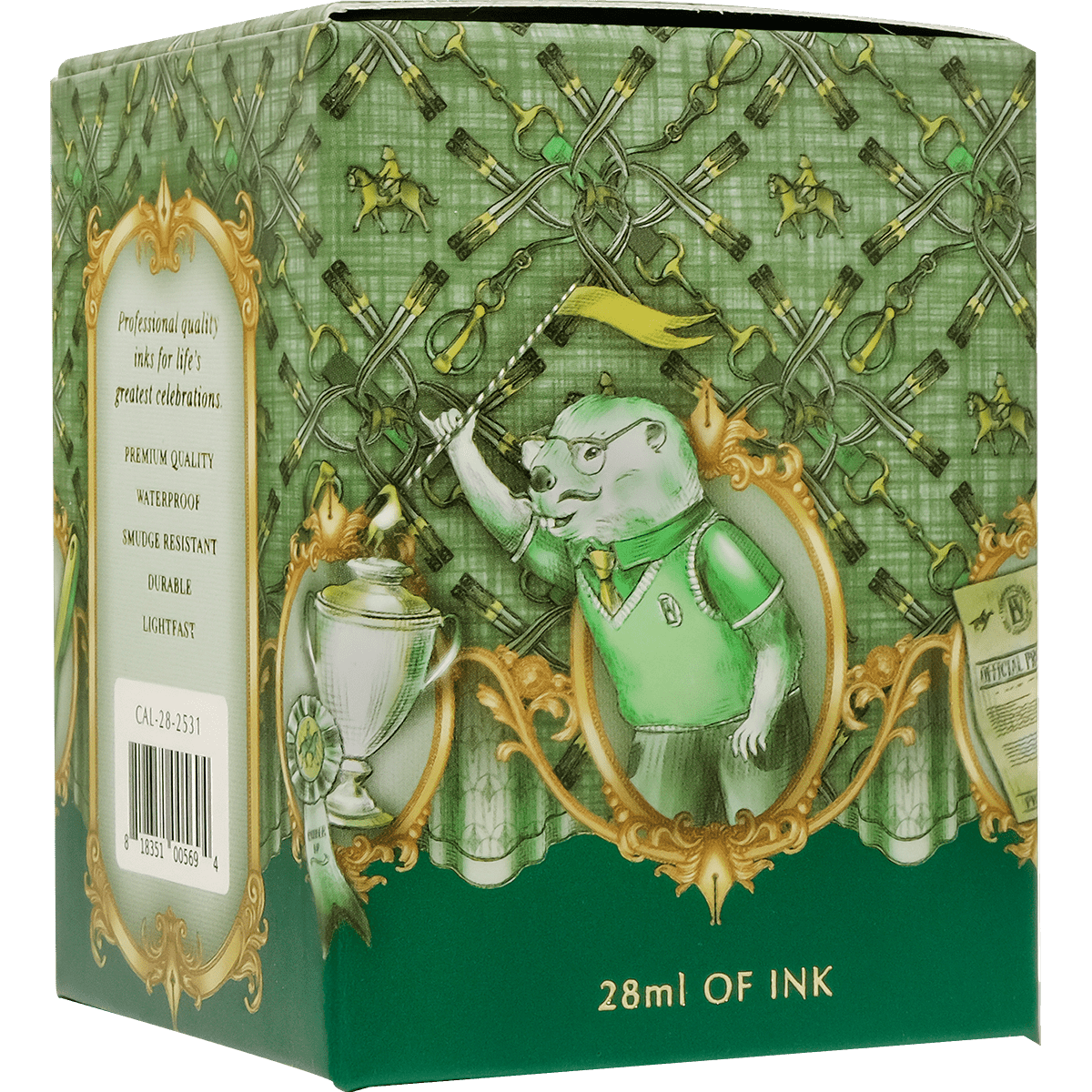 Ferris Wheel Press Calligraphy Ink Bottle - Galloping Green - 28ml - Pen Boutique Ltd