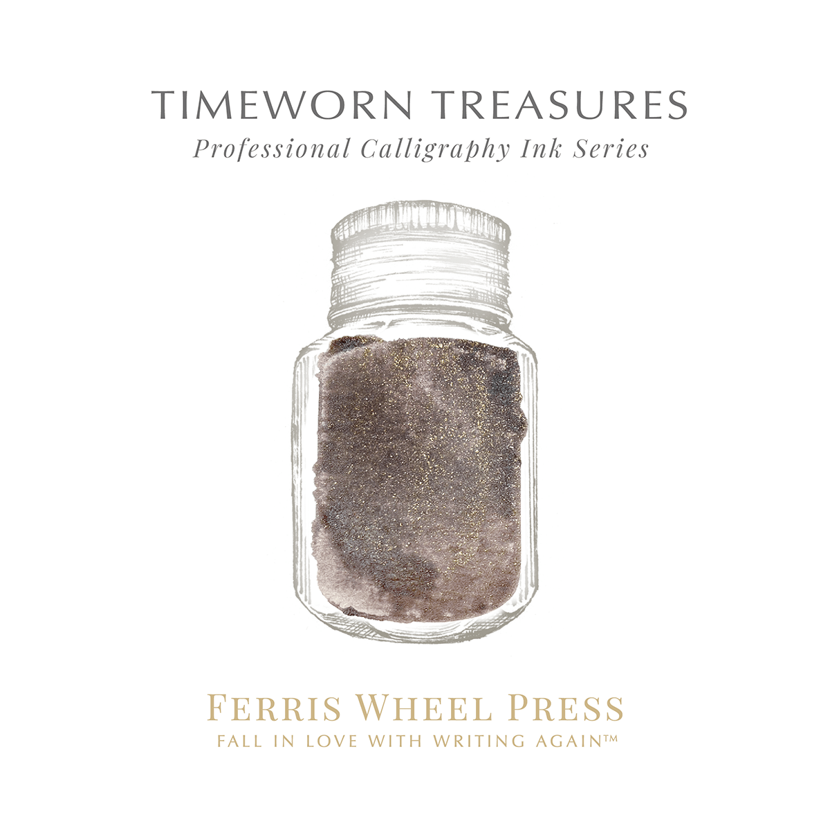 Ferris Wheel Press Calligraphy Ink Bottle - Timeworn Treasures - 28ml - Pen Boutique Ltd