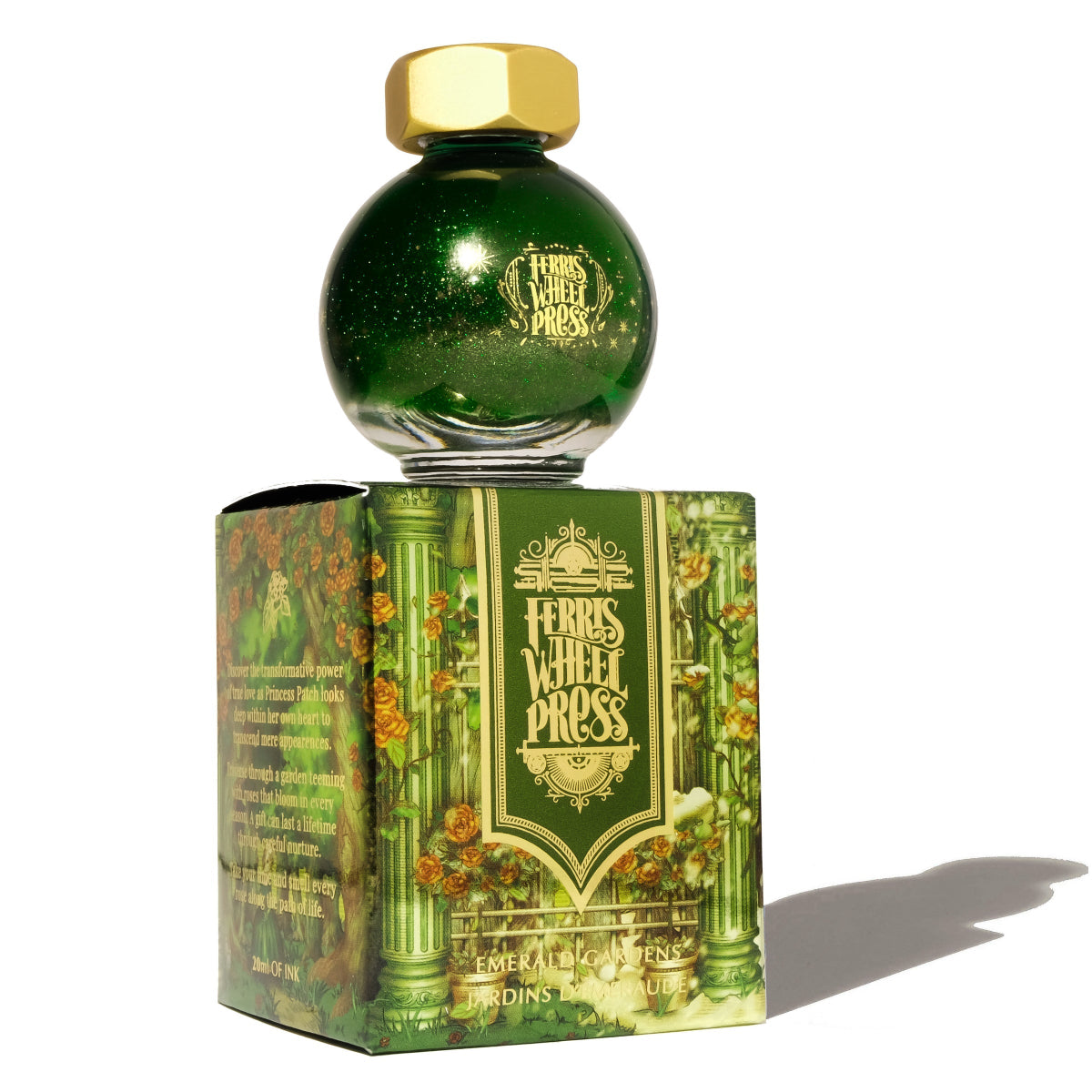 Ferris Wheel Press FerriTales Ink Bottle - Emerald Gardens - 20ml-Pen Boutique Ltd