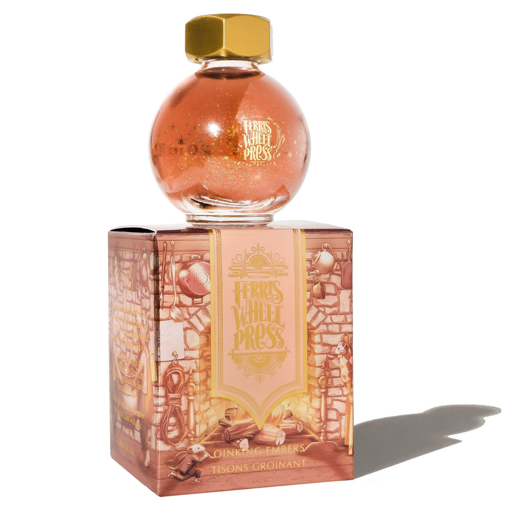 Ferris Wheel Press FerriTales Ink Bottle - Oinking Embers - 20ml-Pen Boutique Ltd