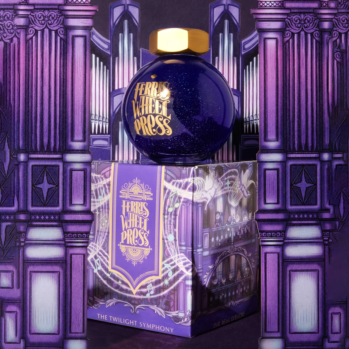 Ferris Wheel Press Ink Bottle - Twilight Symphony - 20ml (Limited Edition)-Pen Boutique Ltd