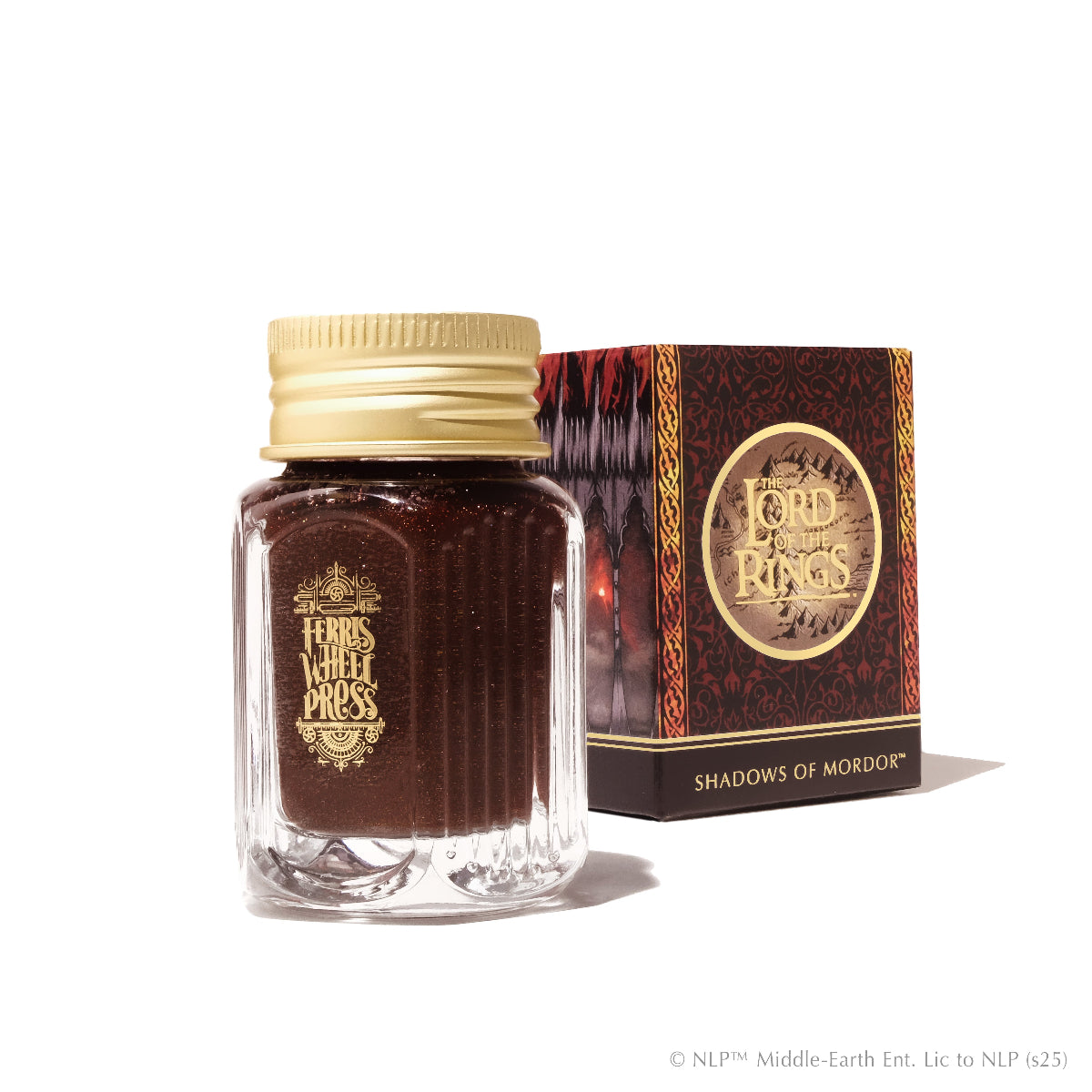 Ferris Wheel Press x Lord of the Rings Ink Bottle - Shadow of Mordor - 28 ml-Pen Boutique Ltd