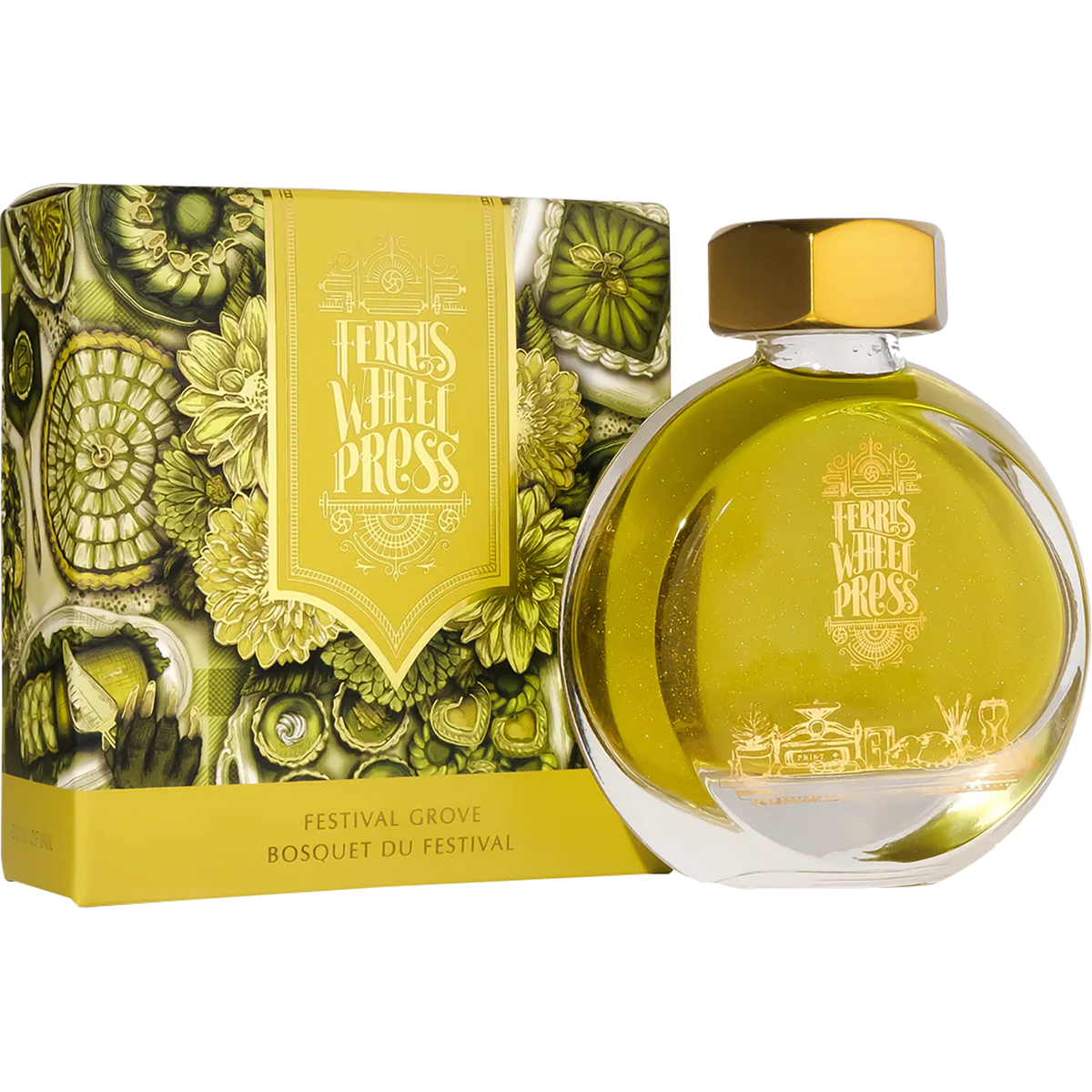 Ferris Wheel Press Ink Bottle - Festival Grove - 38ml-Pen Boutique Ltd