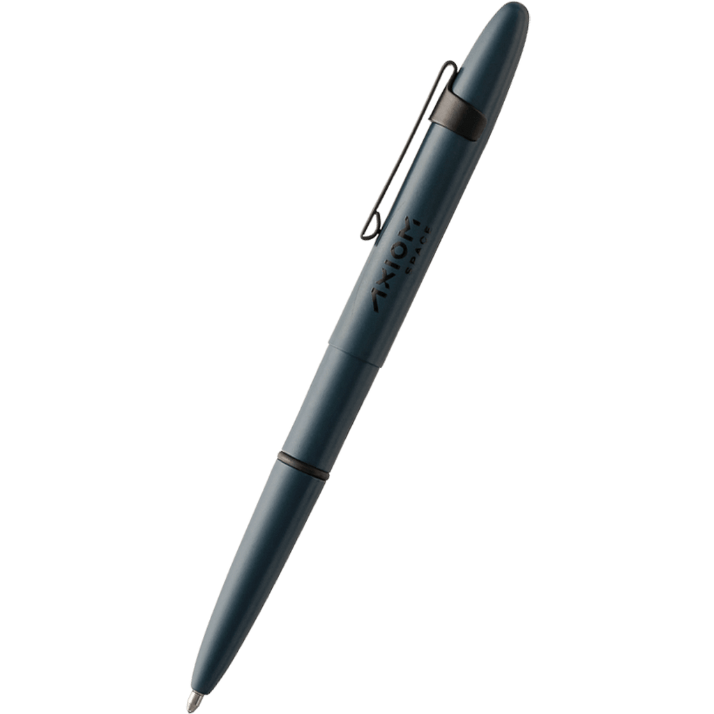 Fisher Axiom Space Ballpoint Pen - Bullet Cerakote - Elite Navy (with Black Clip)-Pen Boutique Ltd