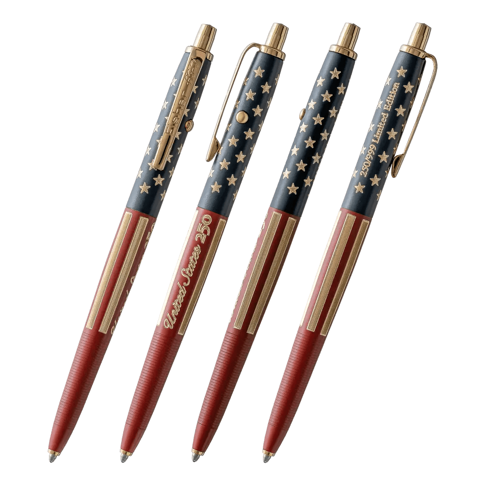 Fisher Space America 250 Cerakote Astronaut Space Pen – Stars & Stripes Numbered Limited Edition - Pen Boutique Ltd