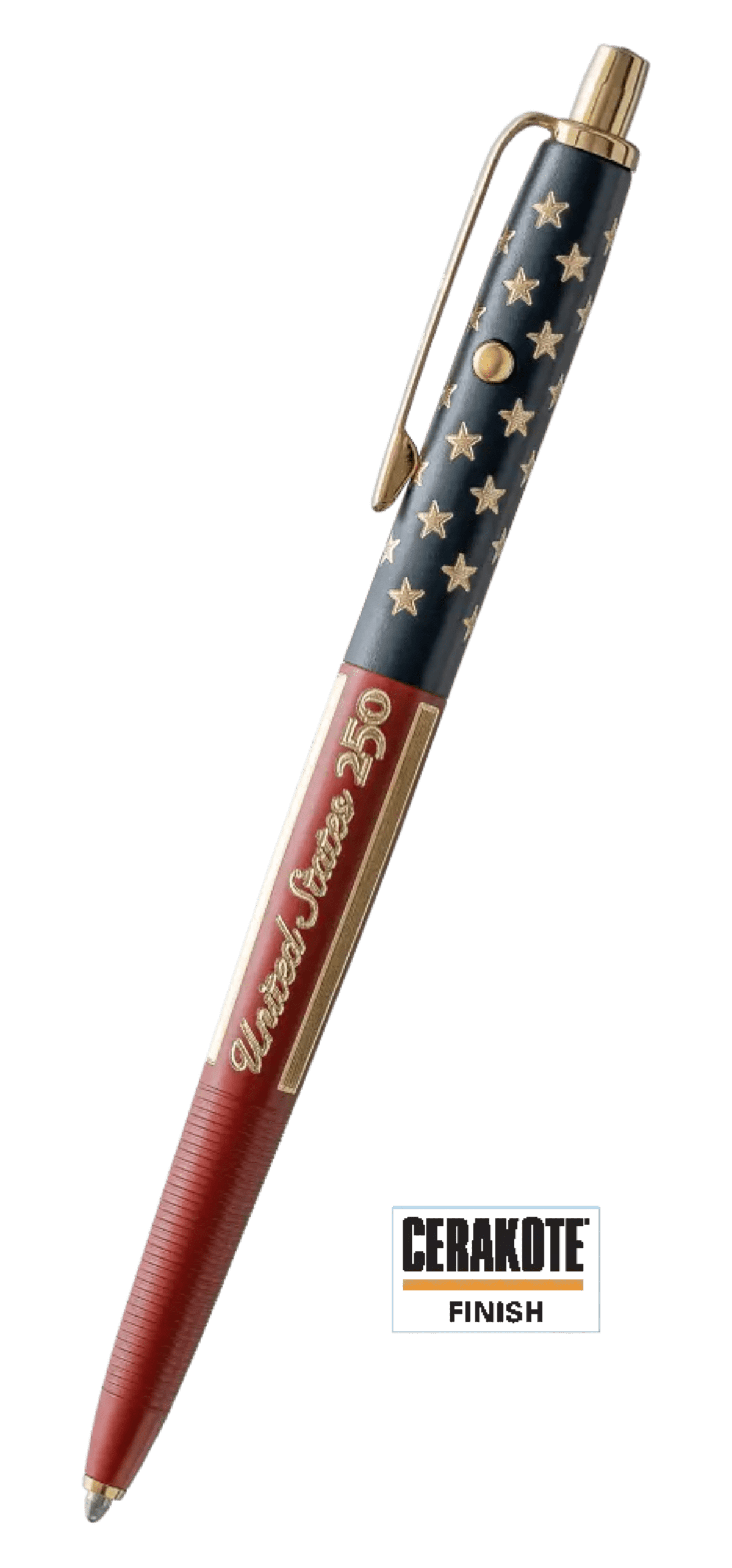Fisher Space America 250 Cerakote Astronaut Space Pen – Stars & Stripes Numbered Limited Edition - Pen Boutique Ltd