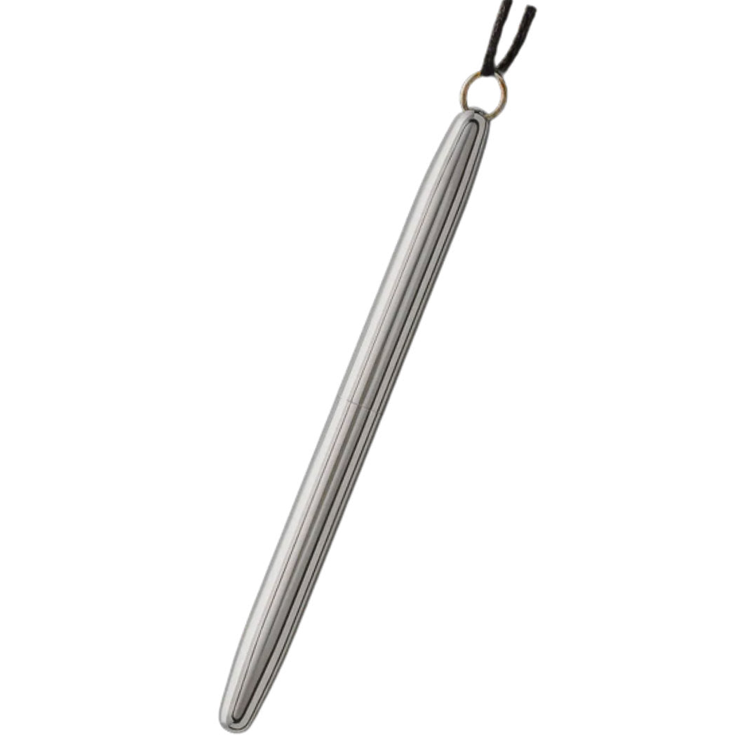 Fisher Space Bullet Ballpoint Pen - Chrome (w/ Ring for Neck)-Pen Boutique Ltd