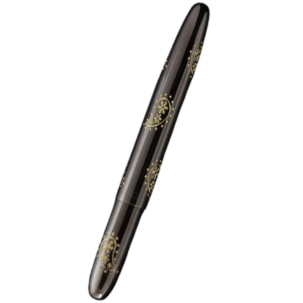 Fisher Space Bullet Titanium Nitride - Dark Matte Black (Paisley Design)-Pen Boutique Ltd