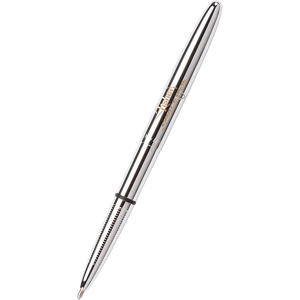 Fisher Space Pen Chrome Bullet with Logo Ballpoint Pen-Pen Boutique Ltd