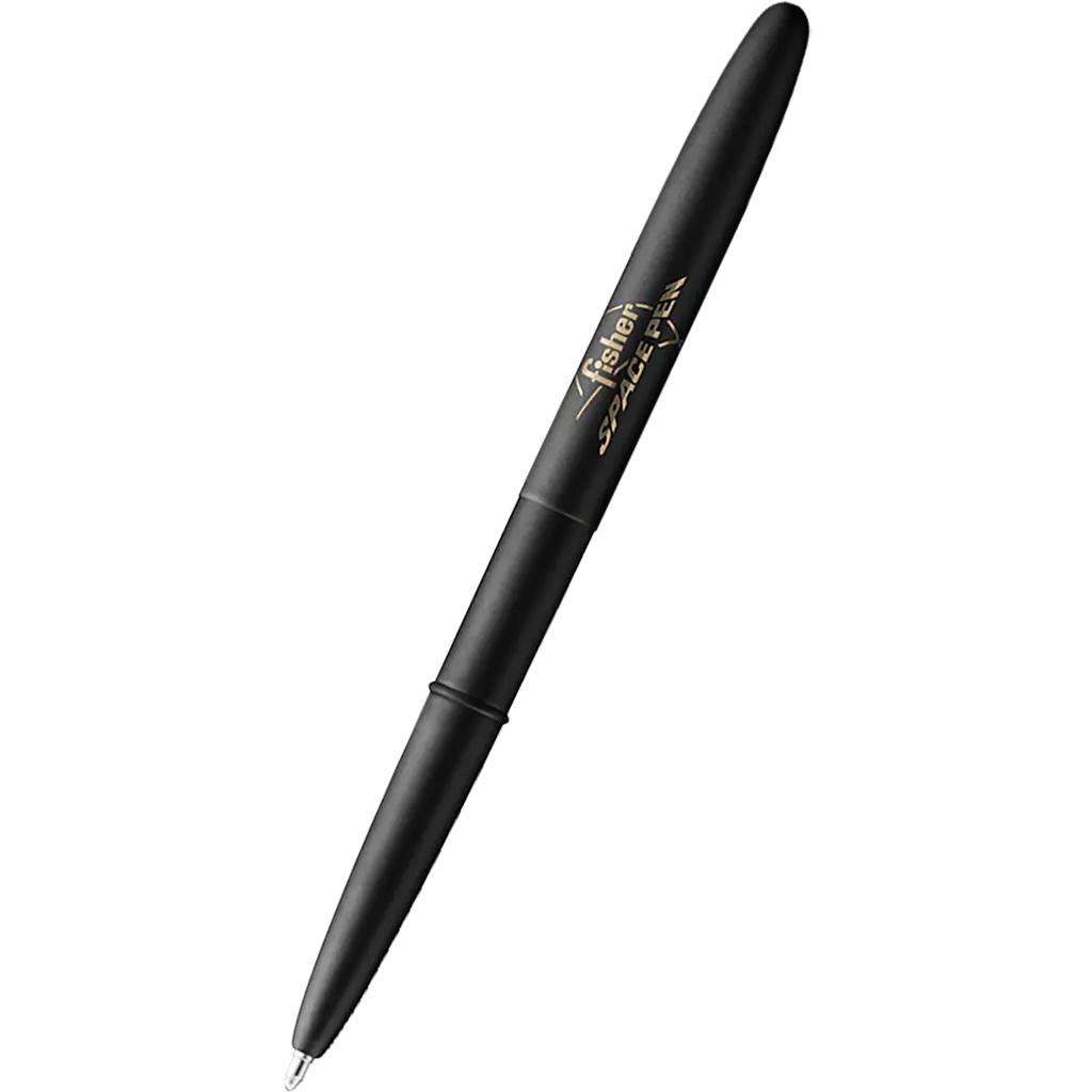 Fisher Space Pen Matte Black Bullet with Logo Ballpoint Pen-Pen Boutique Ltd