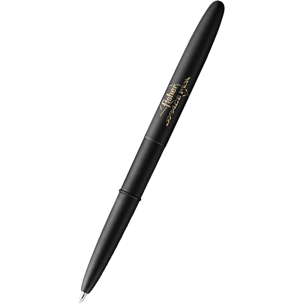 Fisher Space Pen Matte Black Bullet with Logo Ballpoint Pen-Pen Boutique Ltd