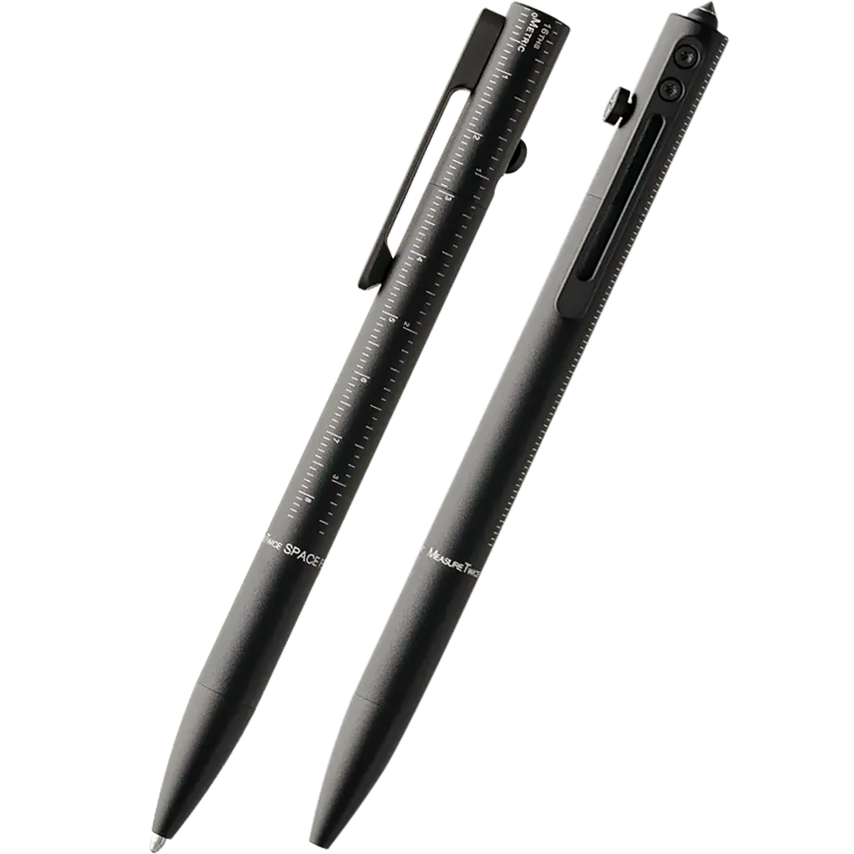 Fisher Space Pen Measure Twice™ Tactical Bolt Action Ballpoint Pen - Matte Black-Pen Boutique Ltd