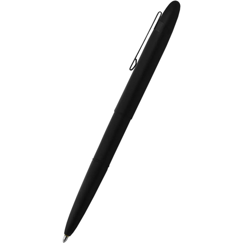 Fisher Space with Clip Bullet Ballpoint Pen - Matte Black-Pen Boutique Ltd
