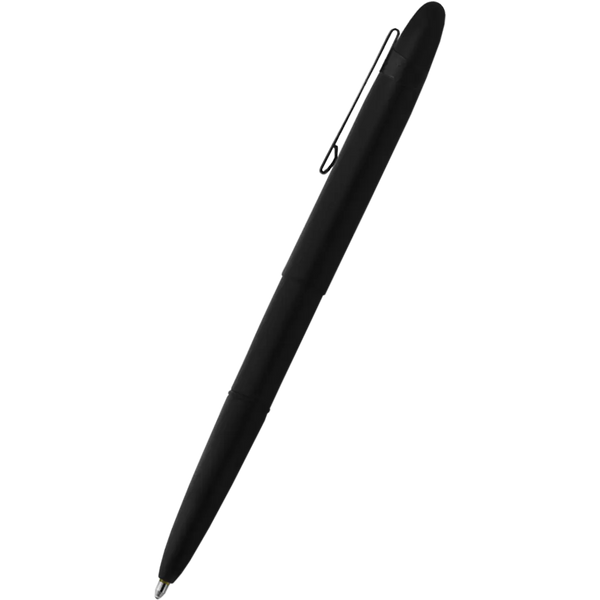 Fisher Space with Clip Bullet Ballpoint Pen - Matte Black-Pen Boutique Ltd