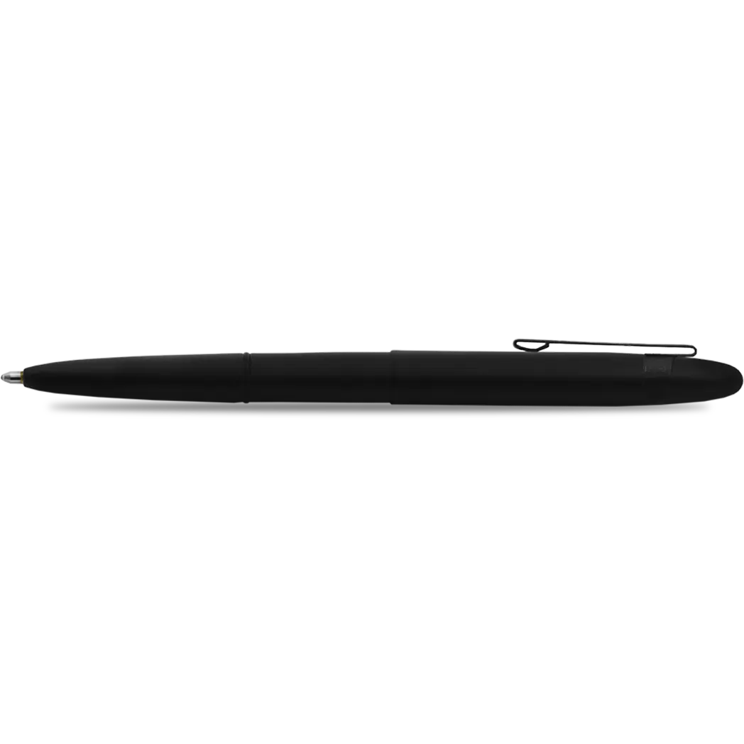 Fisher Space with Clip Bullet Ballpoint Pen - Matte Black-Pen Boutique Ltd