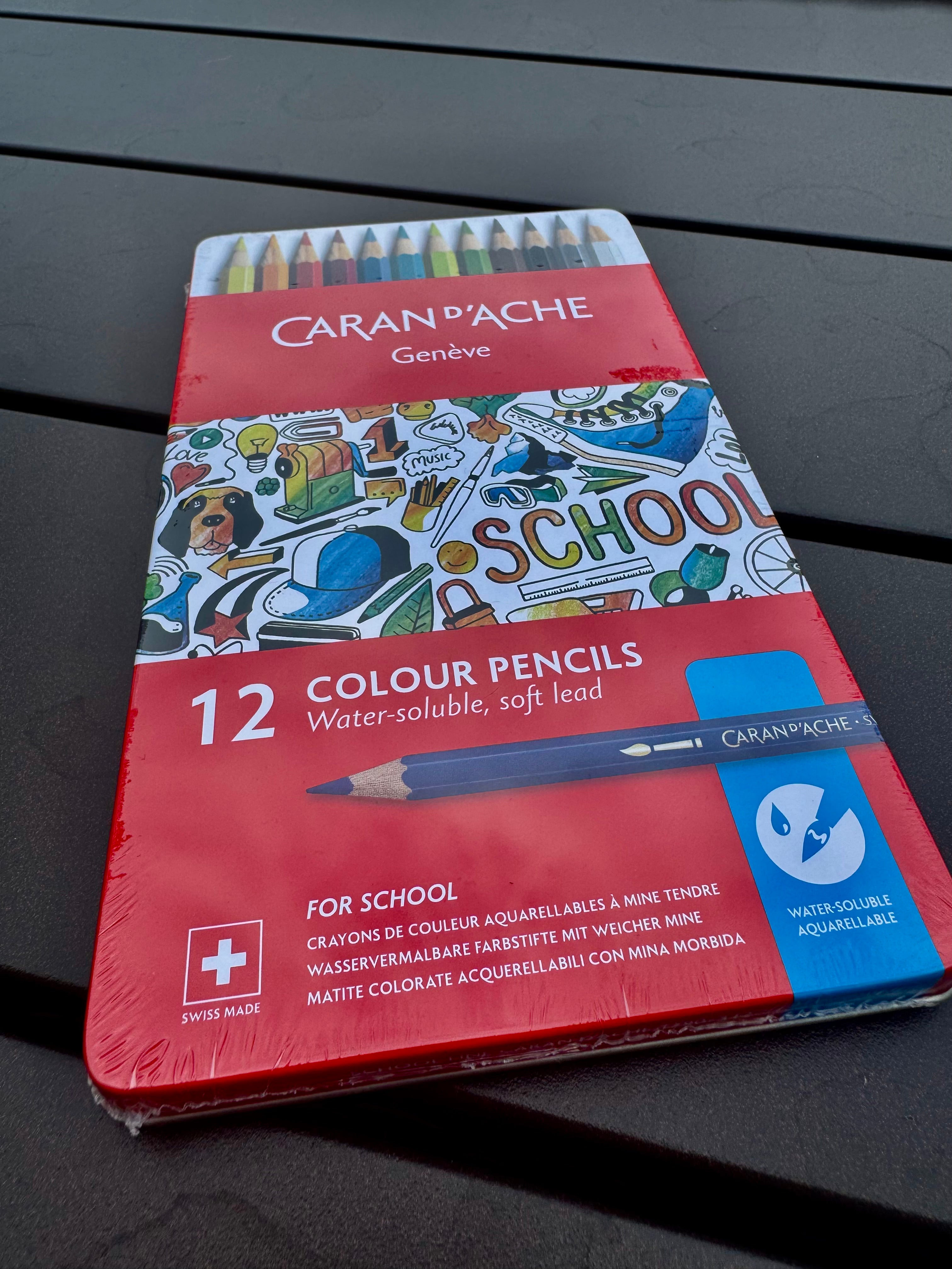 Caran d'Ache Color Pencils - Water Soluble - Soft Lead-Pen Boutique Ltd
