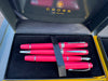 On sale: Cross Bailey Light Fountain Pen, Rollerball and Ballpoint SET - Polished Coral-Pen Boutique Ltd