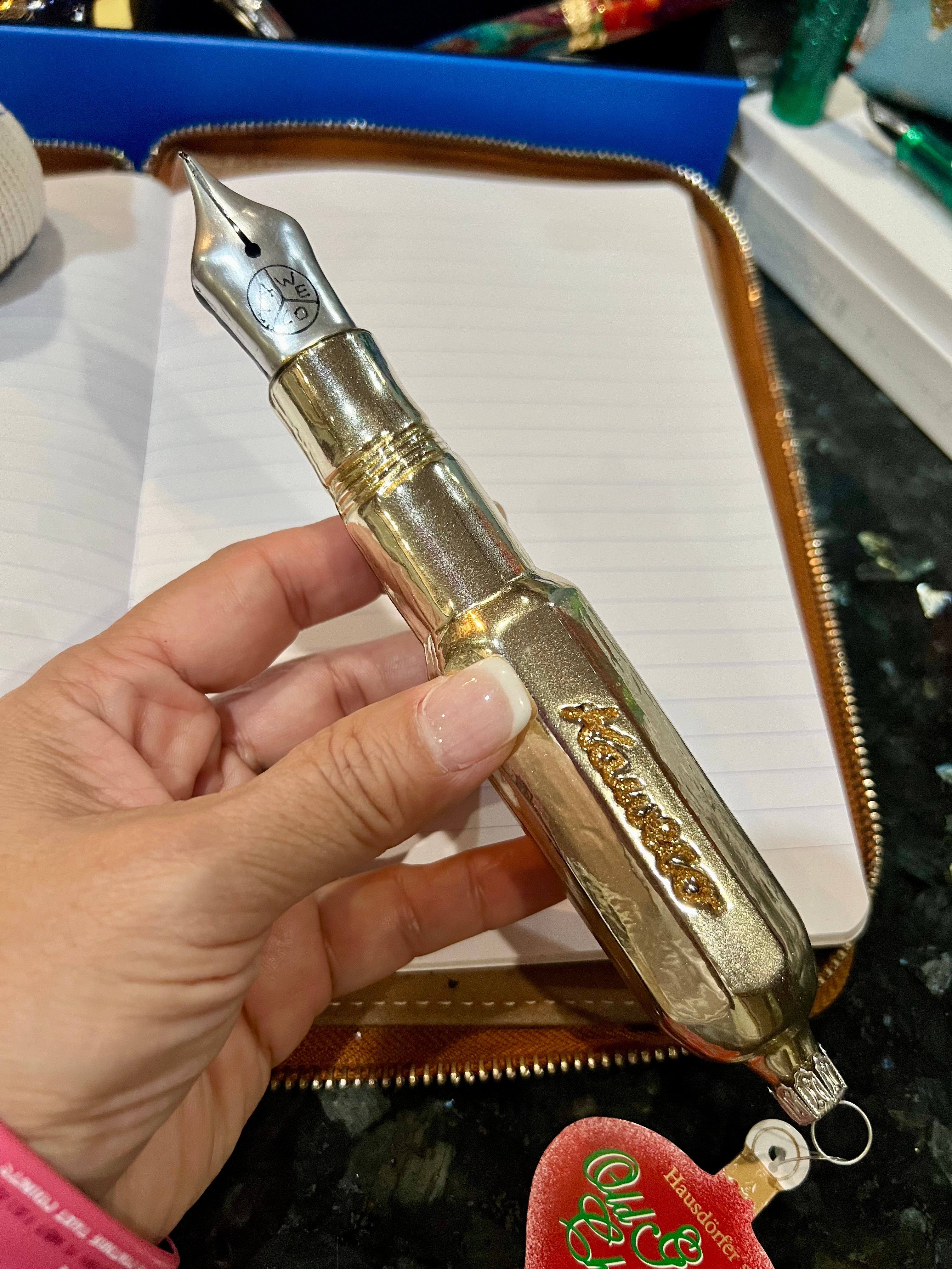 Kaweco Glass Ornamental Fountain Pen - Champagne-Pen Boutique Ltd