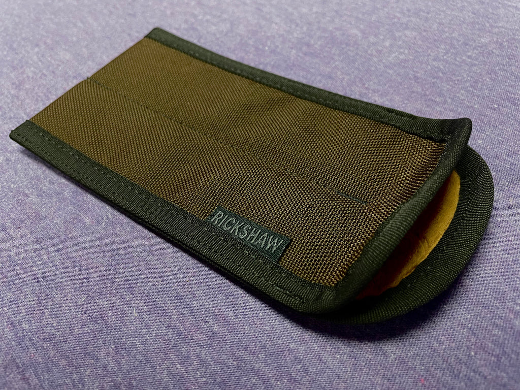 Rickshaw Plush Coozy Pen Case - Coffee - Large (2 Pen)-Pen Boutique Ltd