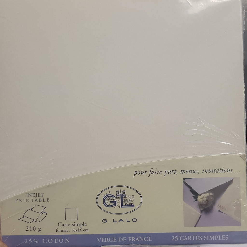 G. Lalo Verge de France Square Cards Pen Boutique Ltd