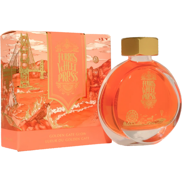 Ferris Wheel Press Ink Bottle - Golden Gate Glow - 38ml-Pen Boutique Ltd