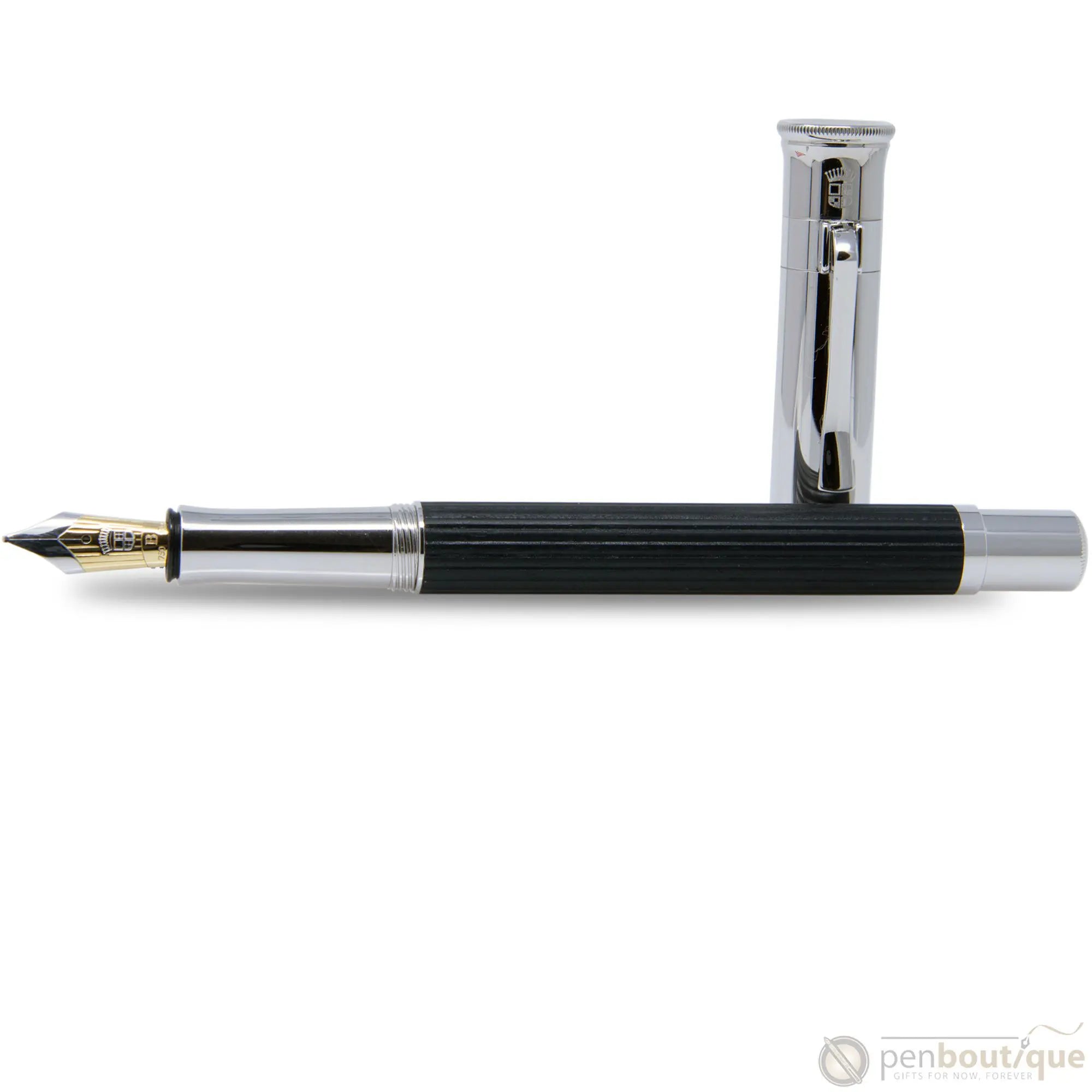 Graf Von Faber-Castell Classic Ebony Wood Fountain Pen-Pen Boutique Ltd