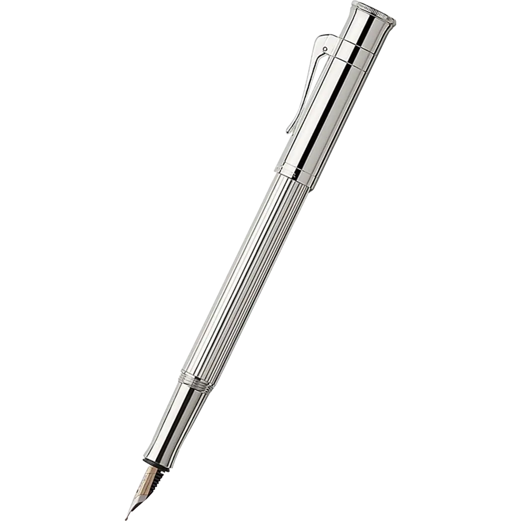 Graf Von Faber-Castell Classic Platinum Plated Fountain Pen-Pen Boutique Ltd