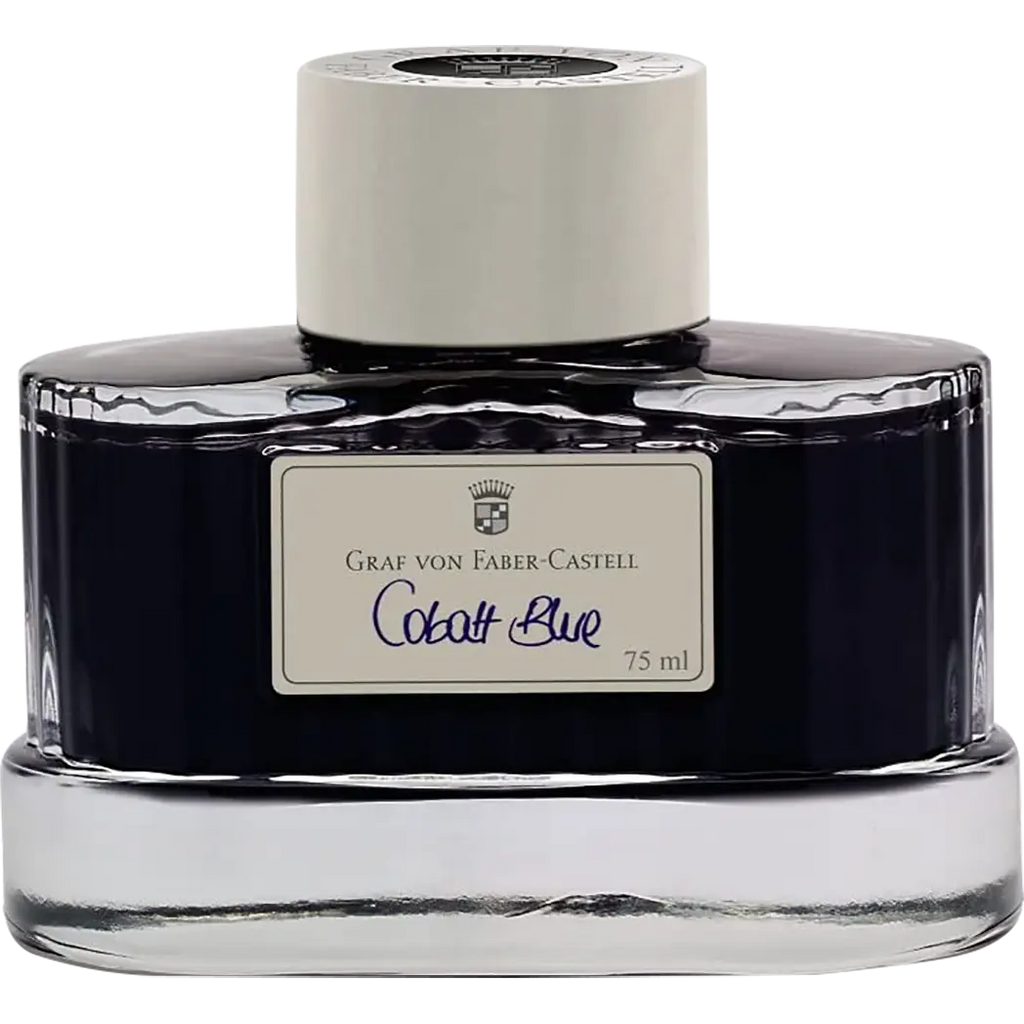 Graf Von Faber-Castell Design Cobalt Blue 75ml Ink Bottle-Pen Boutique Ltd