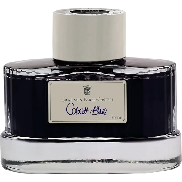 Graf Von Faber-Castell Design Cobalt Blue 75ml Ink Bottle-Pen Boutique Ltd