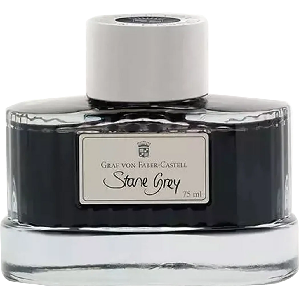 Graf Von Faber-Castell Design Stone Grey 75ml Ink Bottle-Pen Boutique Ltd