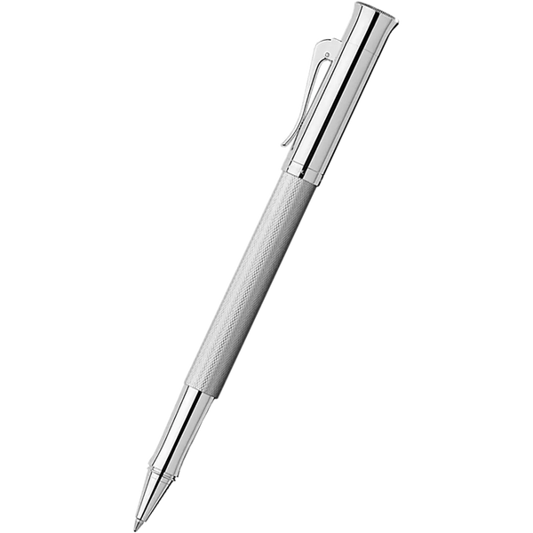 Graf Von Faber-Castell Guilloche Barley Rhodium Rollerball Pen-Pen Boutique Ltd