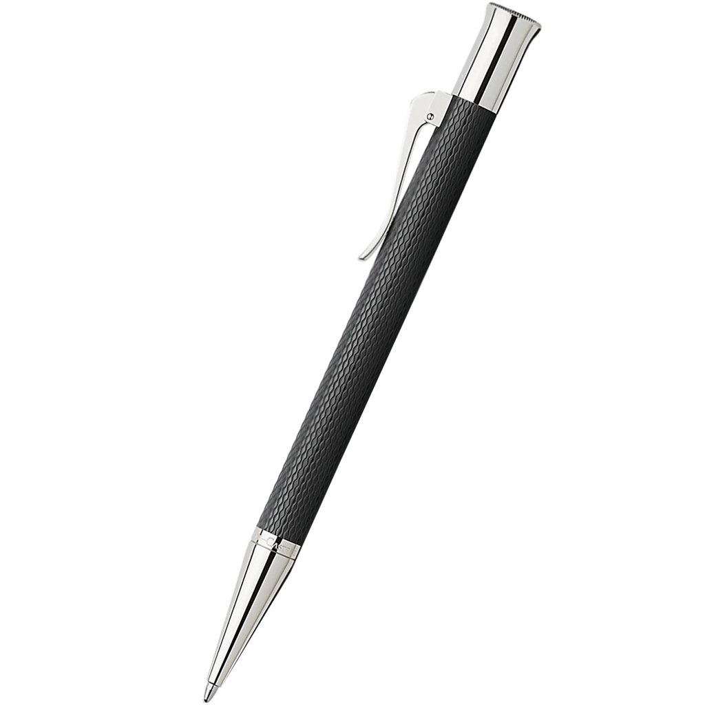 Graf Von Faber-Castell Guilloche Black Ballpoint Pen-Pen Boutique Ltd