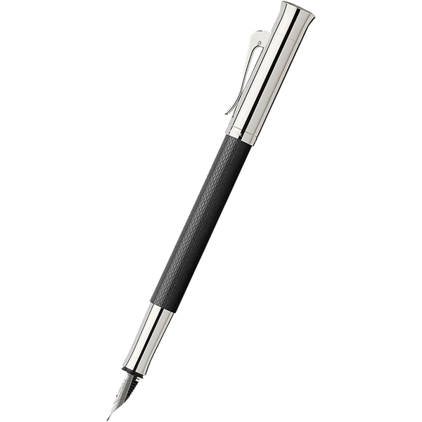 Graf Von Faber-Castell Guilloche Black Fountain Pen-Pen Boutique Ltd